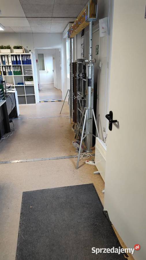 Kontener biurowy 6x18 szary kuchnia toaleta Biuro Kraków