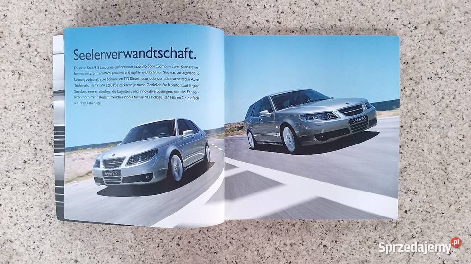 SAAB 9 Prospekt Antyki, Sztuka, Kolekcje Bytom