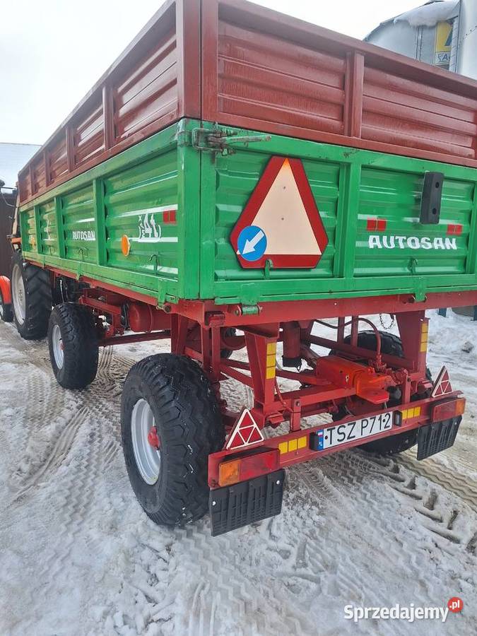 Przyczepa D 732 wywrotka zarejestrowana świętokrzyskie Ruszcza