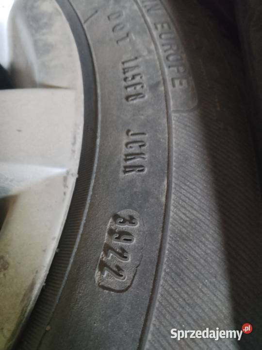 Sprzedam komplet alufelg z oponami letnimi opon