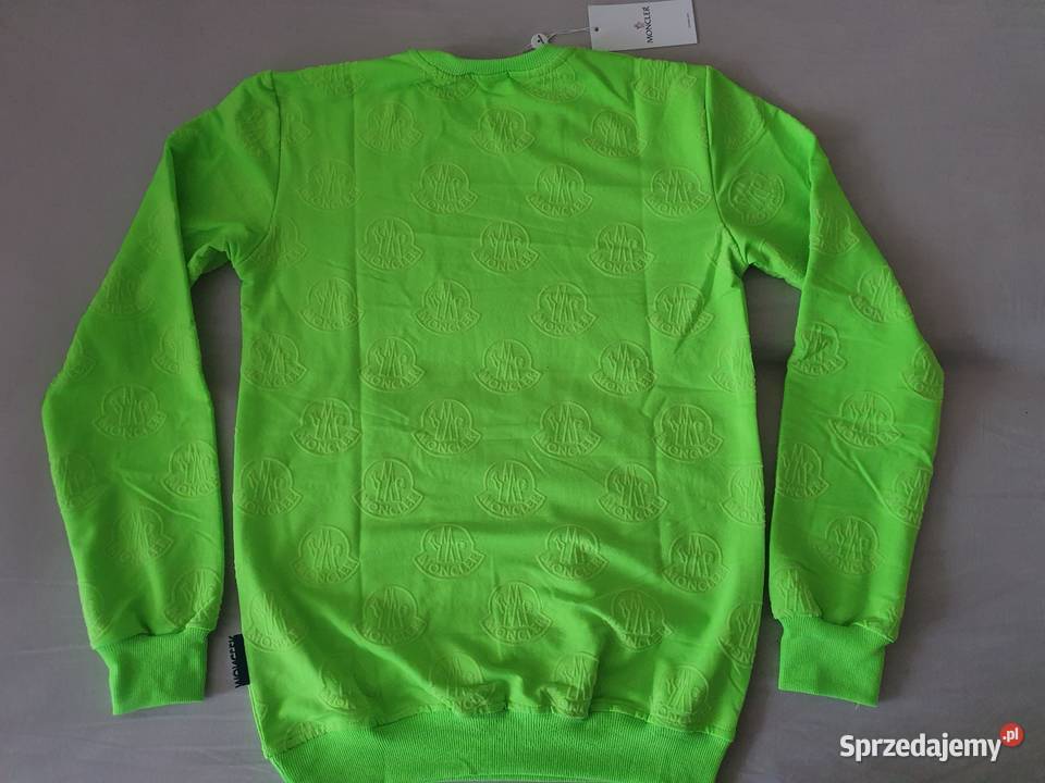 NOWA bluza Moncler bluzka puękna neon unisex Gdynia