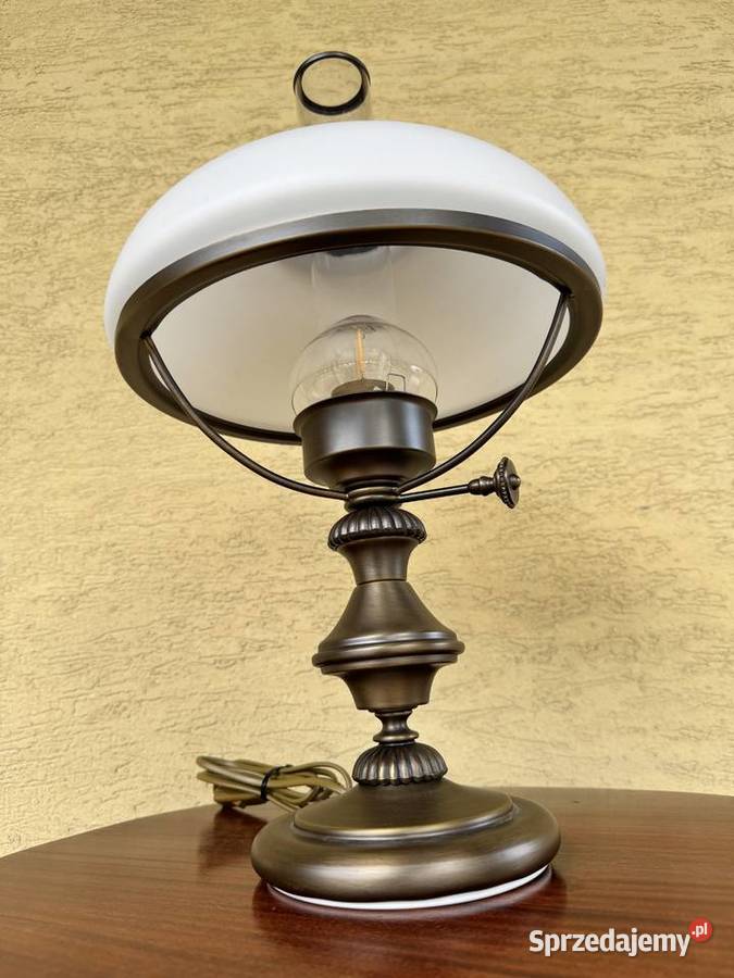 Lampa stołowa nocna biurko komoda antyk Aladyn Garwolin