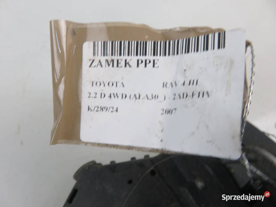 ZAMEK PRAWY PRZEDNI TOYOTA RAV 4 III 4 PIN osobowe