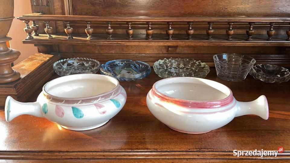 Paterki 2 miseczki ręcznie zdobione Ceramiczna Gdańsk