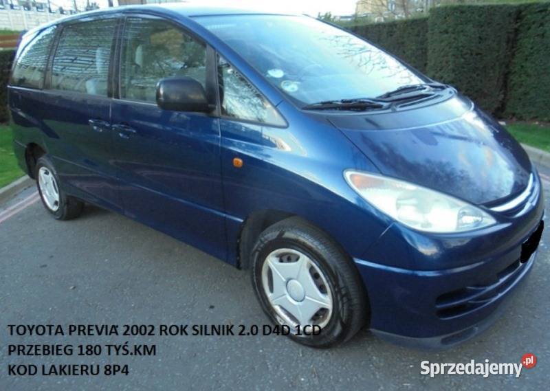 Toyota Previa II 0006 Zbiornik Bak Paliwa i dużo Rok produkcji 2003 Zbiorniki Tarnów sprzedam