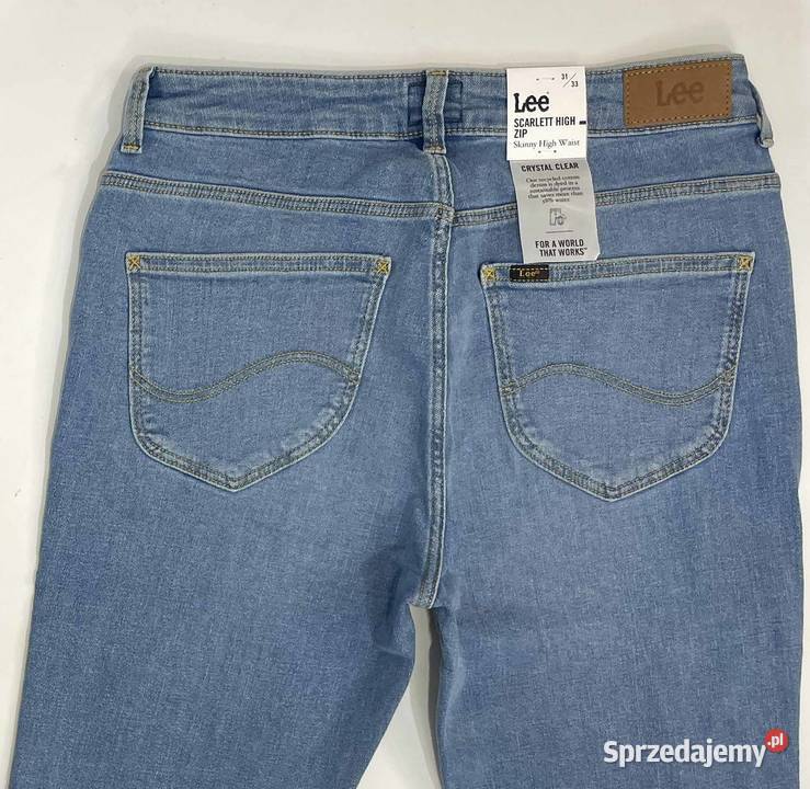 Spodnie damskie jeansy Lee Scarlett High Grey Spodnie łódzkie Łódź