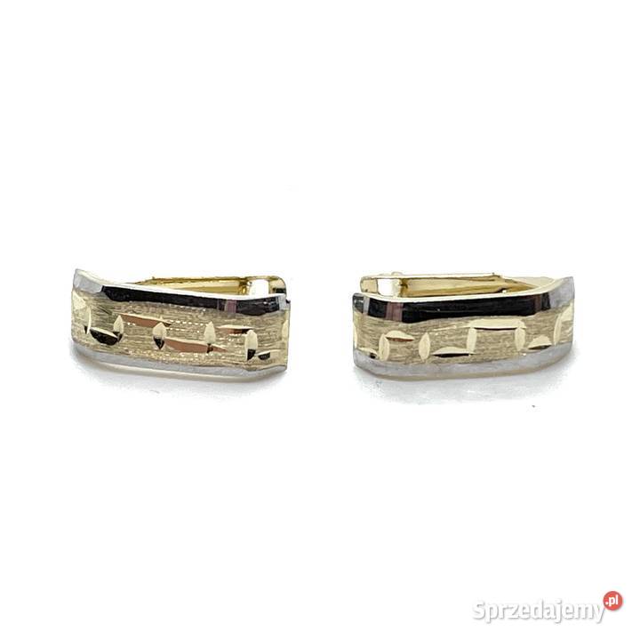 Nowe Złote Kolczyki Próby 585 158g Zapięcie warmińsko-mazurskie