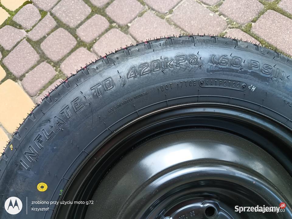 Koło dojazdowe lewarek Pozostałe mazowieckie Gostynin