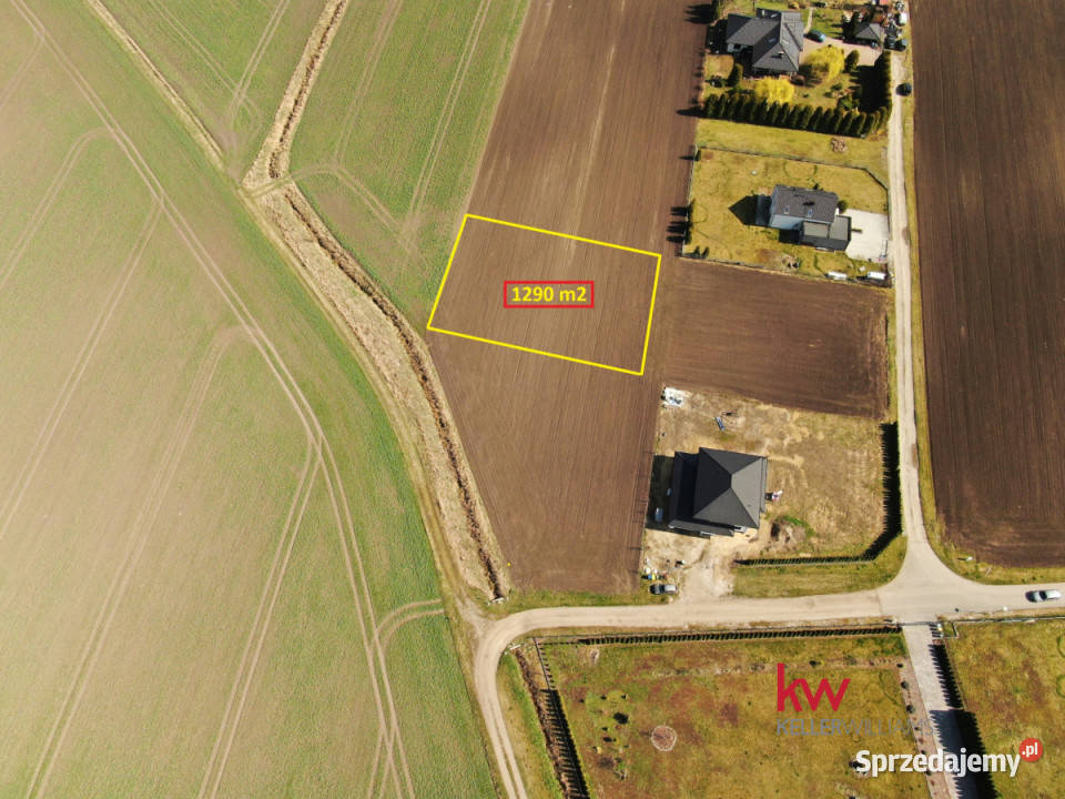 Działka 1294m2 Cieszyce