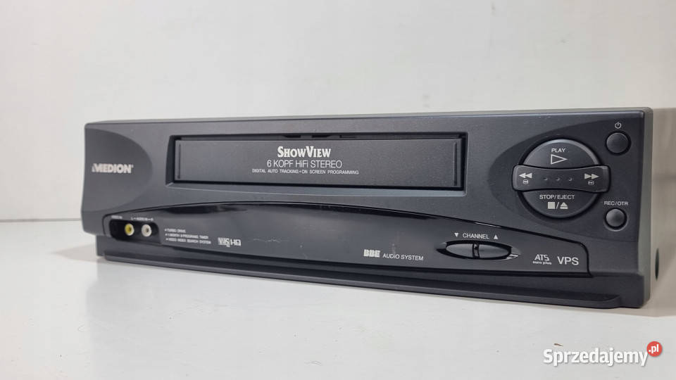 Medion VideoVHS 6 głowic MD 9023 MD9023 VHS Elektronika wielkopolskie Międzychód