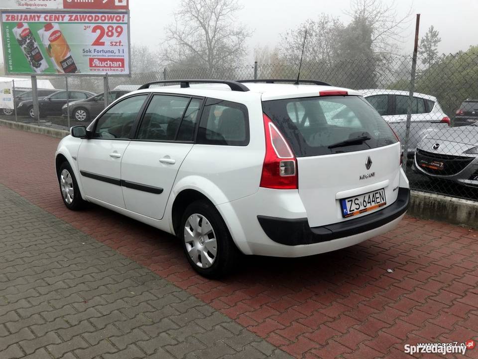 Renault Megane II Tempomat Relingi Klimatyzacja welurowa tapicerka Szczecin