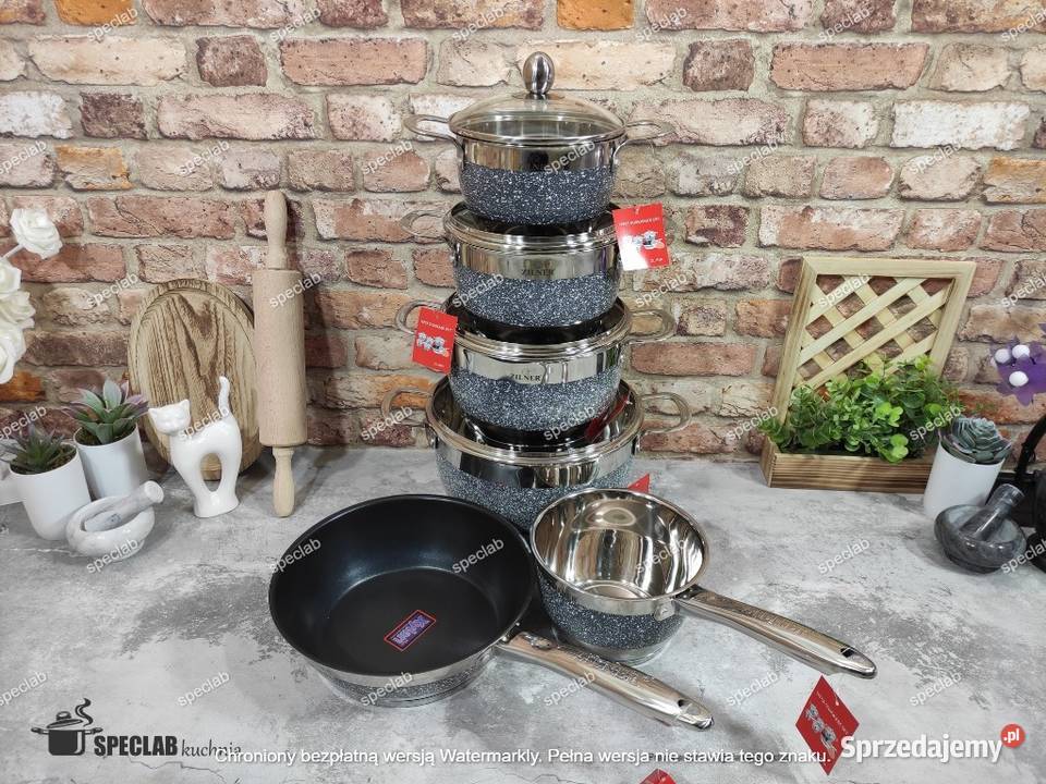 Garnki nierdzewne szare Łódź