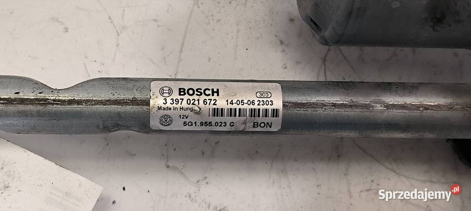 MECHANIZM WYCIERACZEK PRZÓD VOLKSWAGEN GOLF VII kujawsko-pomorskie Lipno sprzedam