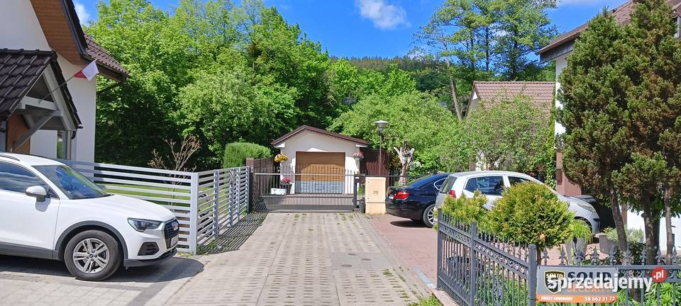 Dom bliźniak w Rumi z dodatk mieszkaniem beton komórkowy Rumia