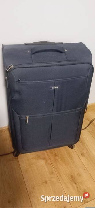 Walizka Ochnik duża granatowa jednokomorwa pomorskie sprzedam
