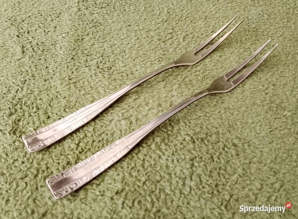 Platerowane widelce serwingowe Hefra wzór Katowice