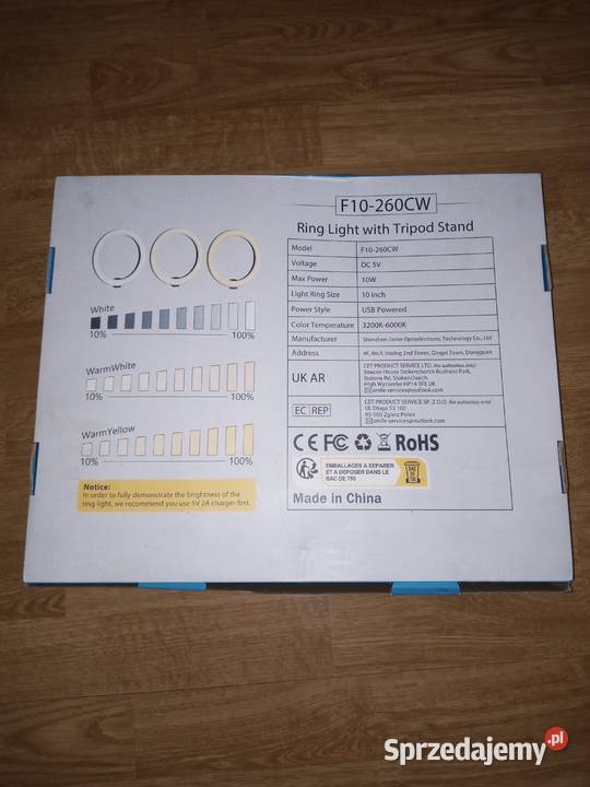 Nowa dużalampa do selfie