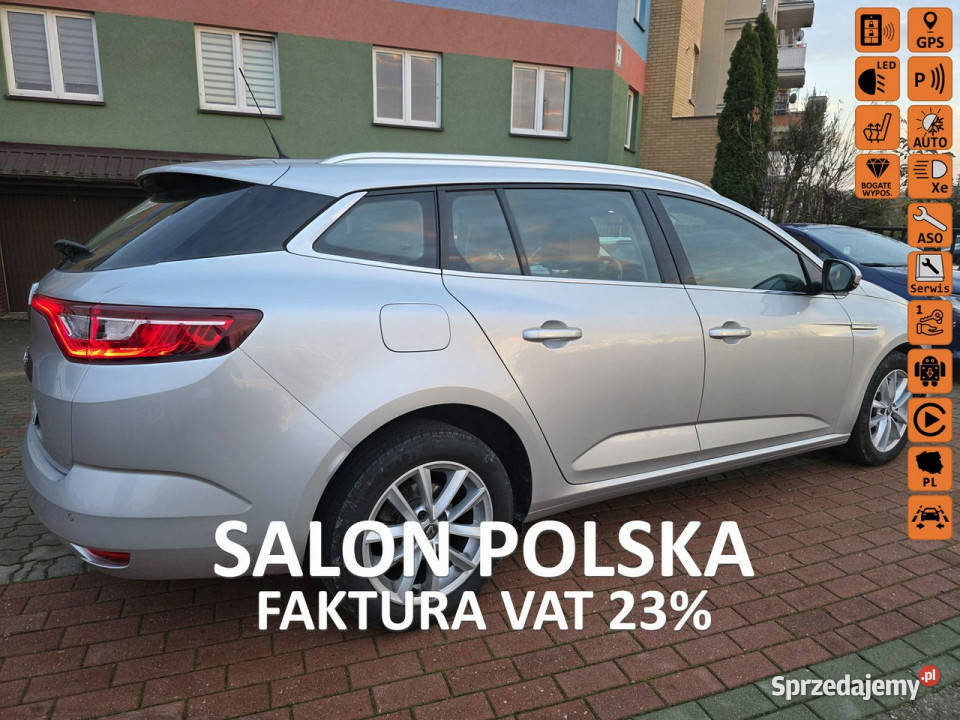 Renault Megane 20 Salon Polska 1Właściciel srebrny Megane Białystok