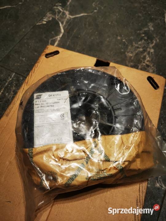 Drut spawalniczy ESAB 12mm proszkowy OK E71T1 Bogdanówka