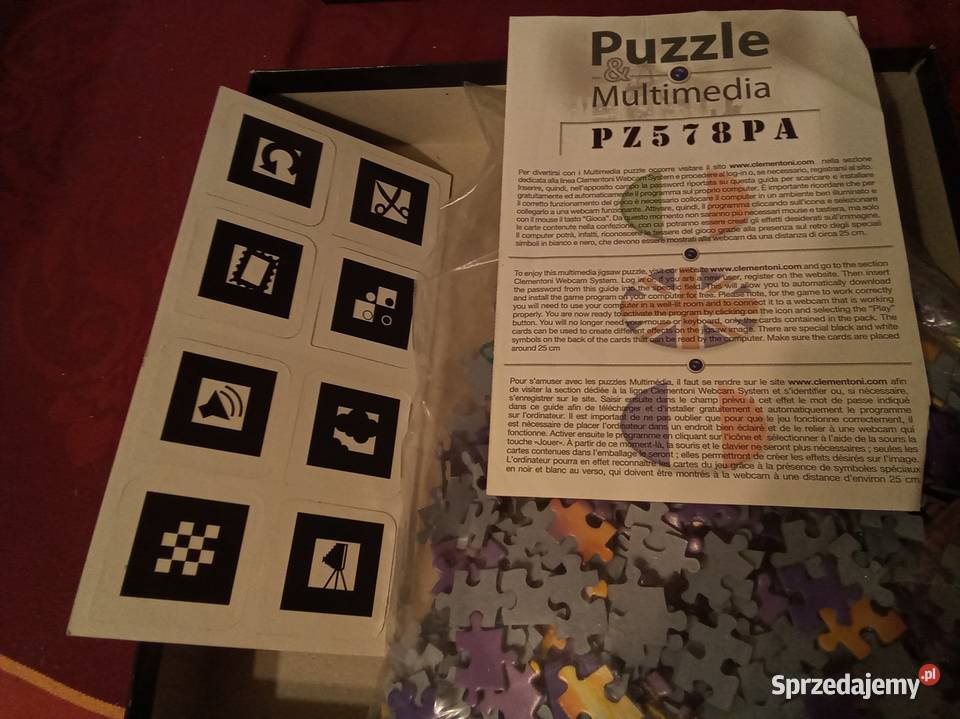 Puzzle interaktywne clementoni Paryż nocą 1000 Warszawa sprzedam