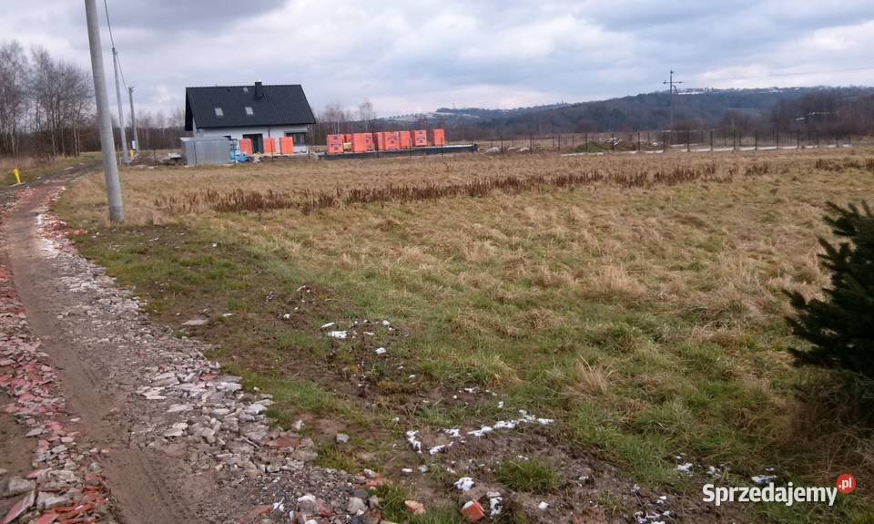 Sprzedam działkę budowlaną w PolancekMyślenic małopolskie sprzedam