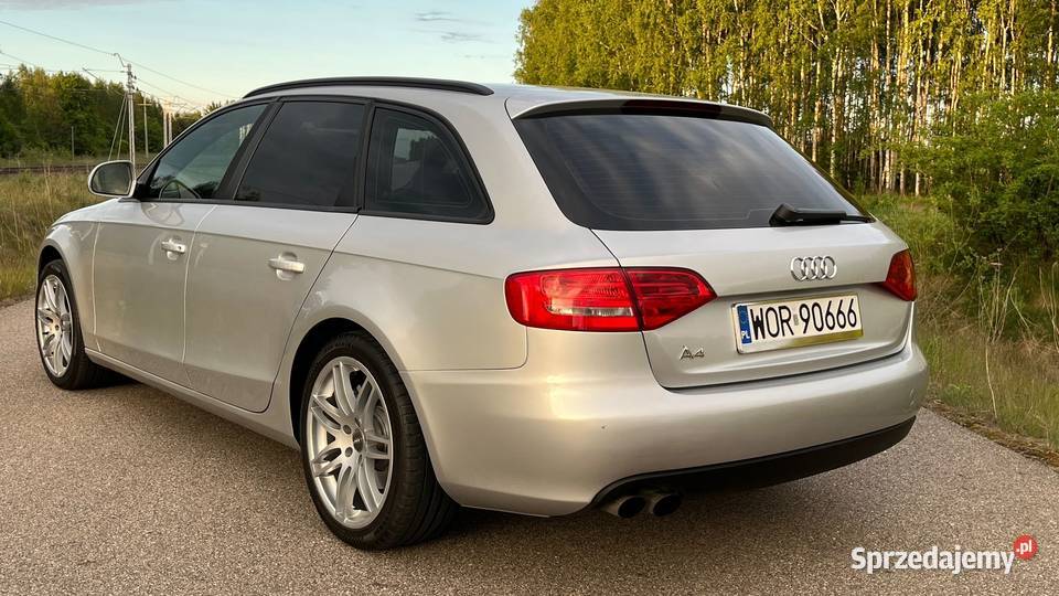 Audi A4 B8 20 TDI 170 S line zadbana bogato diesel Małkinia Górna