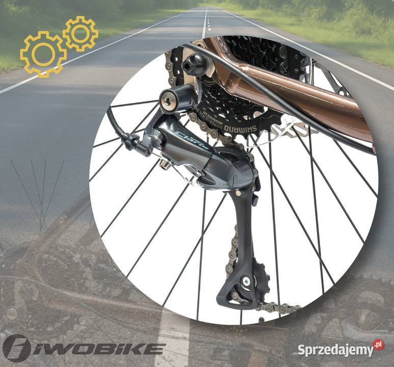 Rower Męski Gravel 275 IWOBIKE 2025 Shimano Rowery i akcesoria Gorlice
