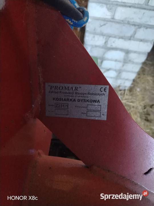 Sprzedam kosiarke Pronar Pozostałe Mrozy