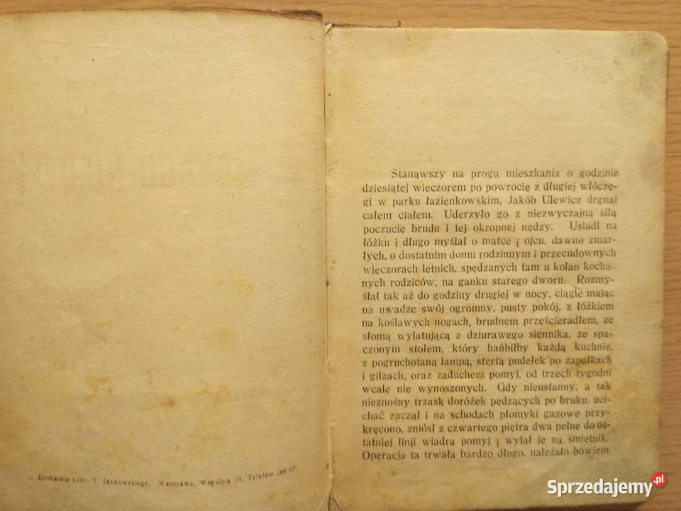 W sidłach niedoli z początku XX w Żeromski śląskie Dąbrowa Górnicza
