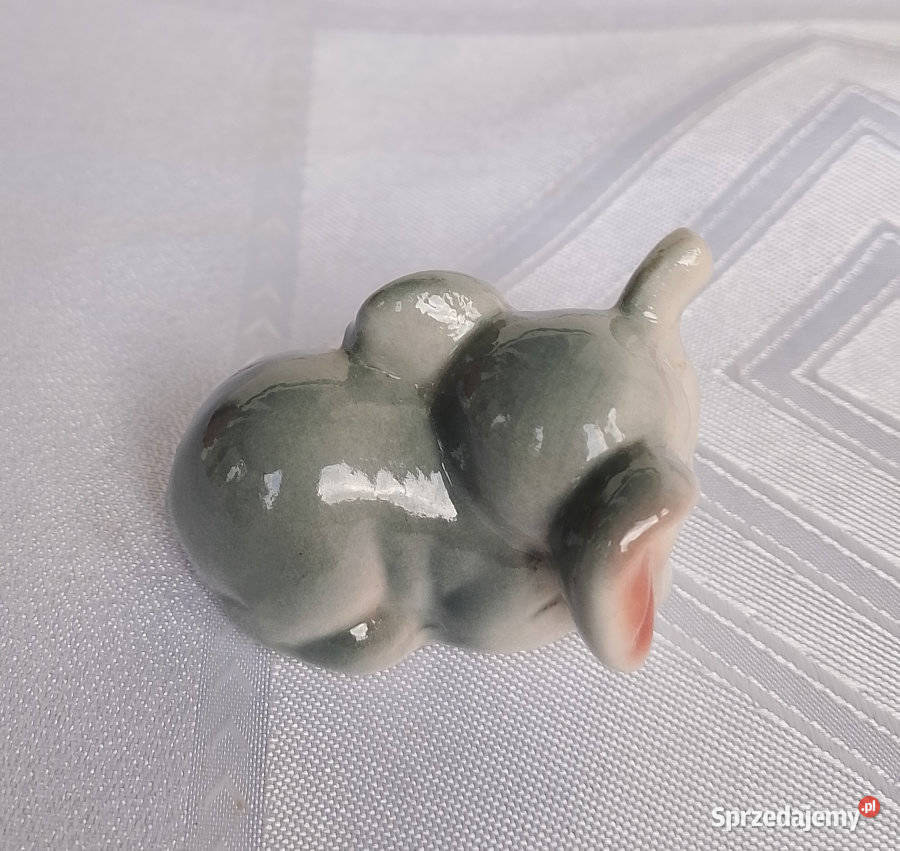 figurka porcelanowa słoń mały