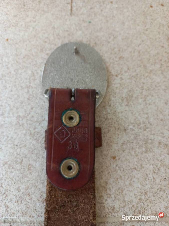 Pas kowbojski skórzany Warszawa