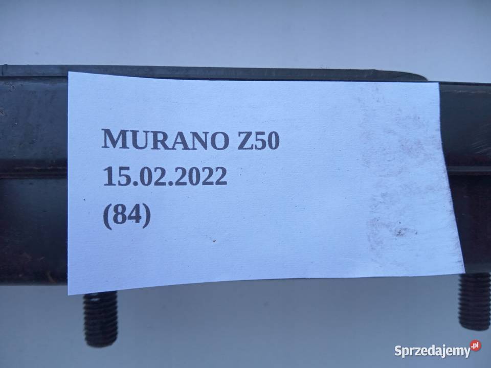 PROWADNICA SZYNA FOTELA KIEROWCY NISSAN MURANO fotele, kanapy Nowy Tomyśl sprzedam