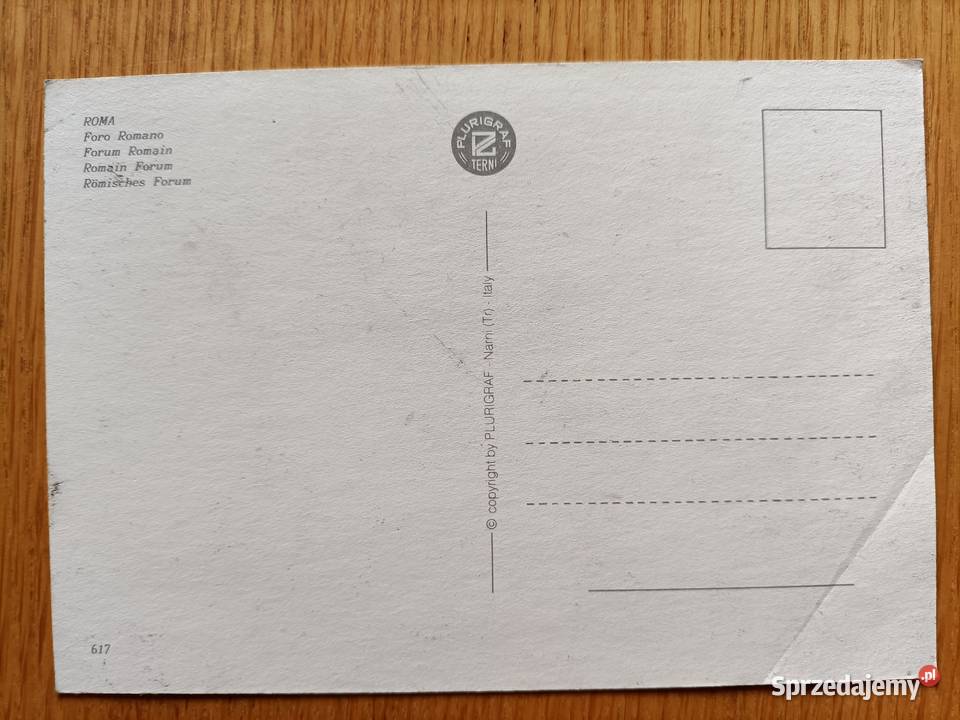 FORUM ROMANUM W RZYMIE NAJSTARSZY PLAC MIEJSKI W sprzedam