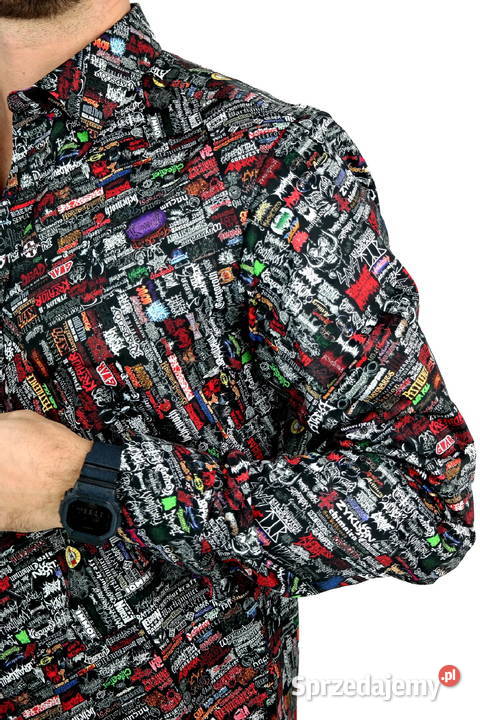 DANIEL BESSI Koszula Męska Fb056 Zespoły Rozmiar L wielkopolskie Ostrów Wielkopolski