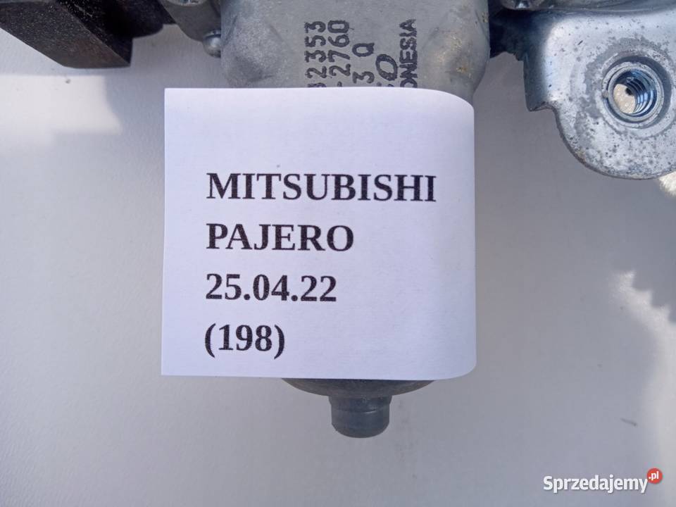 MECHANIZM SZYBY LP MITSUBISHI PAJERO SPORT II Nowy Tomyśl