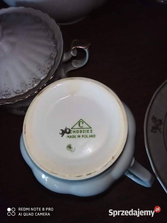 Wazon Chodzież Porcelana i szkło