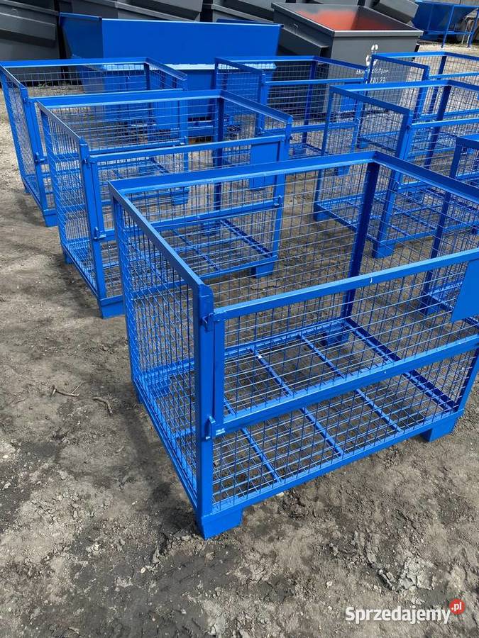 Gitterbox kosz siatkowy skrzyniopaleta pojemnik Niedrzew Pierwszy