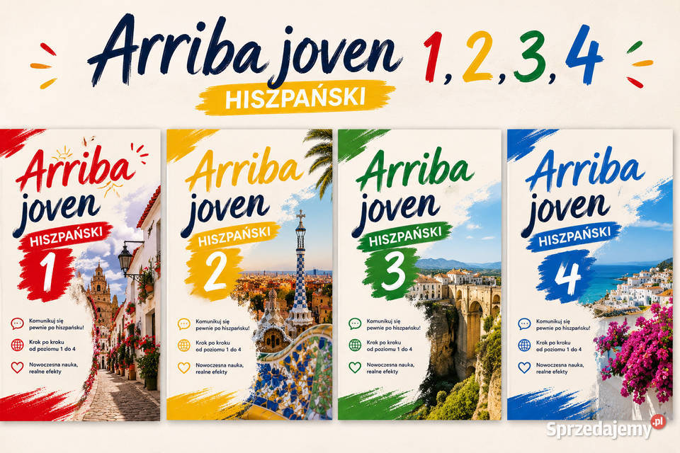 Arriba joven 1234 hiszpański Książnice