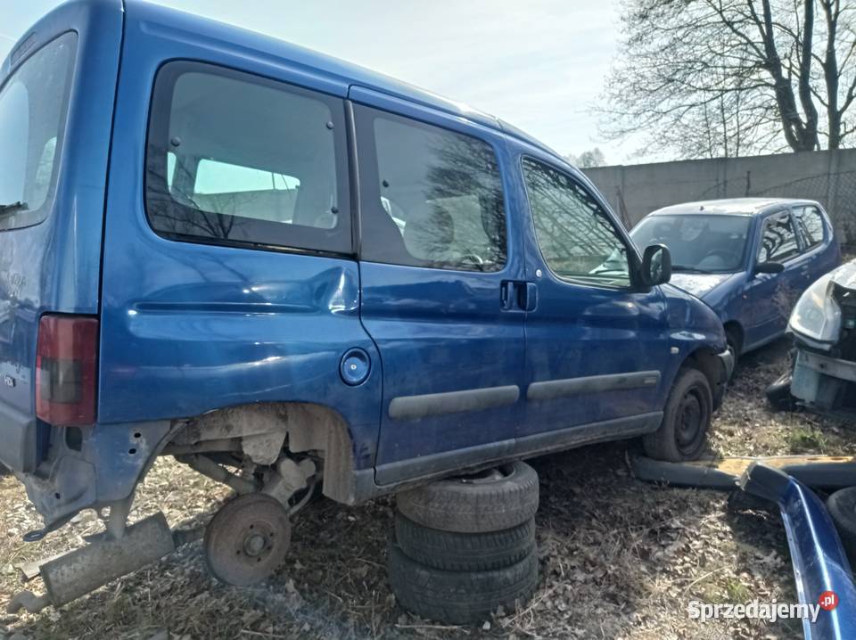 Citroen Berlingo 20 HDi 66 kW 2000 r dawca Samochody na części wielkopolskie Szklarka Myślniewska