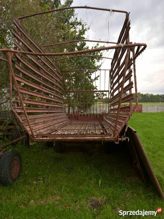 Przyczepa samozbierająca polska Maszyny rolnicze Kaliga