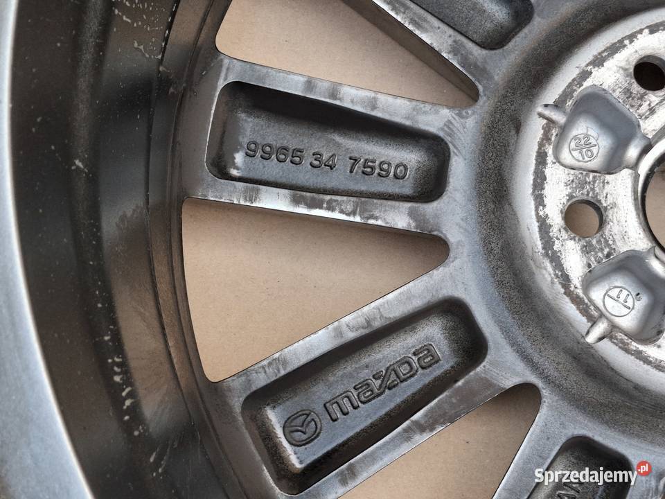 MAZDA 6 CX30 CX60 CX5 FELGA ALUMINIOWA ALUFELGA Średnica 19" lubuskie Bieleń