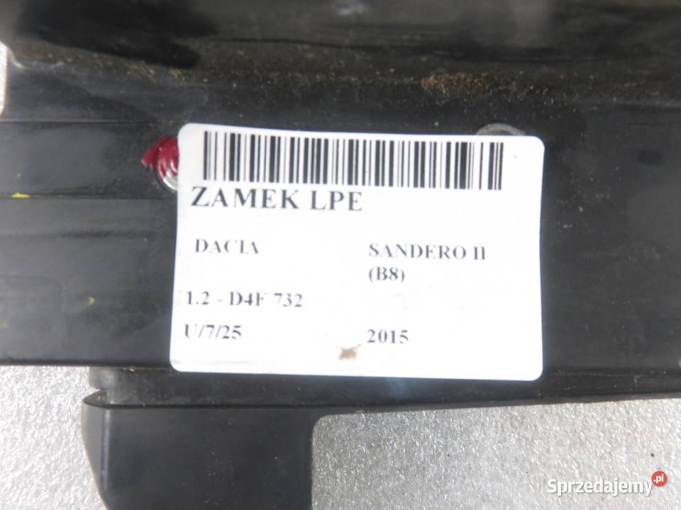 ZAMEK LEWY PRZEDNI DACIA SANDERO II B8