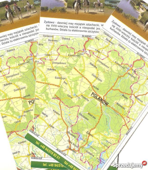 Polanów Gmina Mapa i ulotka Koszalin
