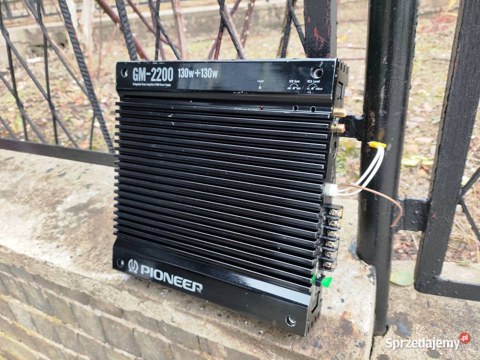 Wzmacniacz samochodowy 2 kanałowy Pioneer GM2200 Niegowonice sprzedam