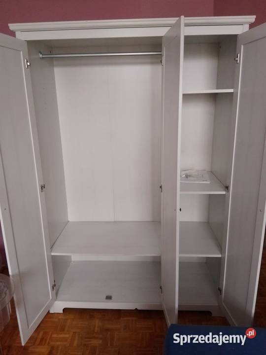 Szafa IKEA Aspelund biała 3drzwiowa Warszawa sprzedam
