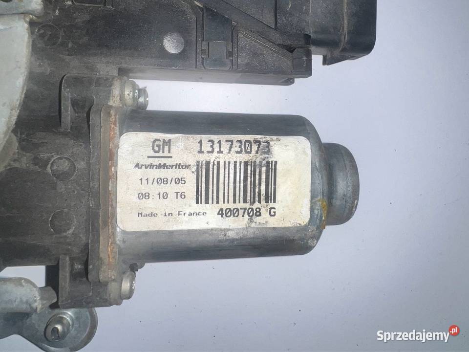 Mechanizm szyby lewy Opel Corsa C 3D Ostrzeszów sprzedam