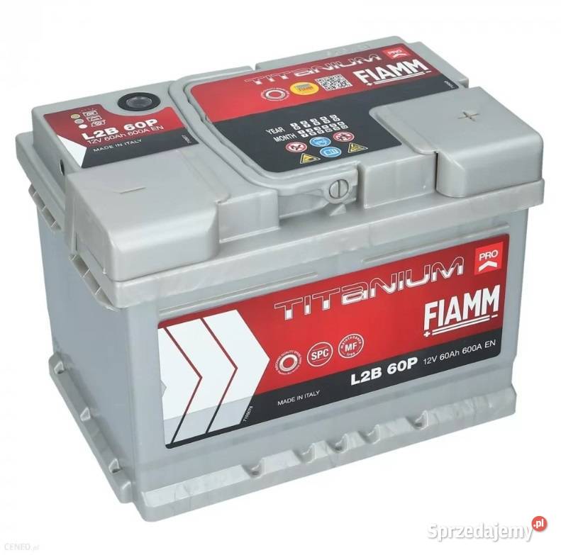 Akumulator FIAMM TITANIUM 12V 60Ah 600A Darmowa