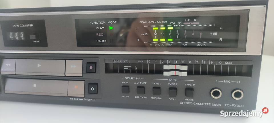 MAGNETOFON SONY TCFX 320 Kutno