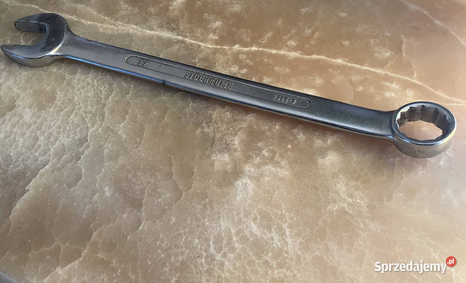 Klucz płaski oczkowy SIDCHROME 32 Made In Gdańsk