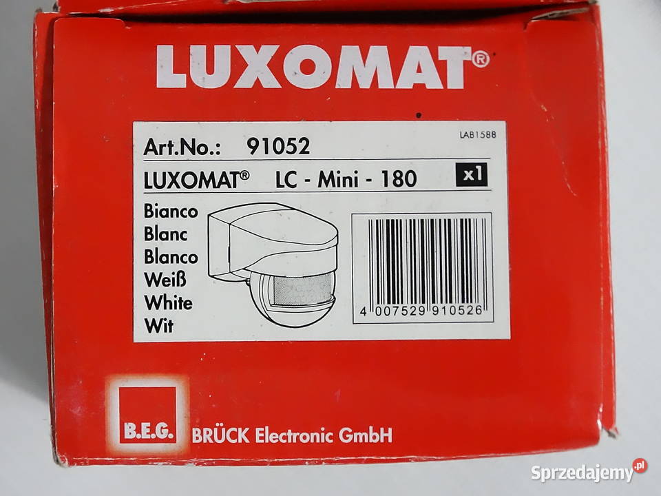 Czujnik Ruchu BEG LUXOMAT LCMini 180 NOWY Biały lubelskie